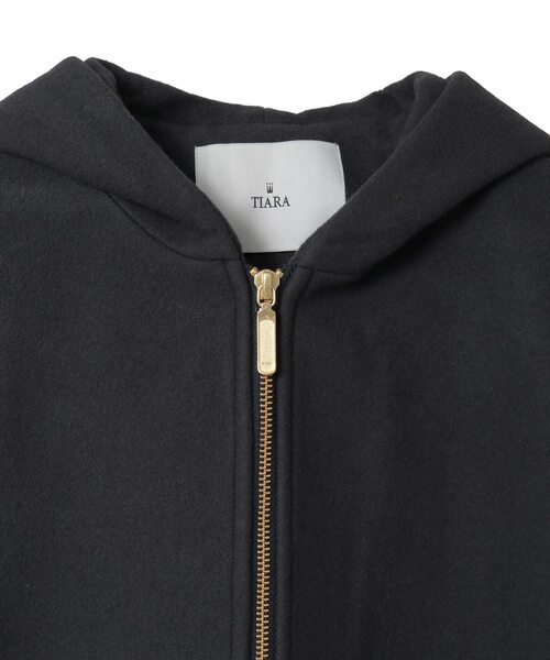 Tiara（ティアラ）の「フーディコート（その他アウター・レディース・チャコールグレー・FREE）」の3枚目の写真
