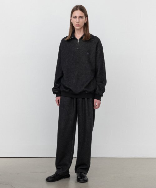 INSILENCE(インサイロンス)の「ツーピンタックワイドスウェットパンツ ブラック(スウェットパンツ・メンズ・その他・MEDIUM/LARGE)」の1枚目の写真
