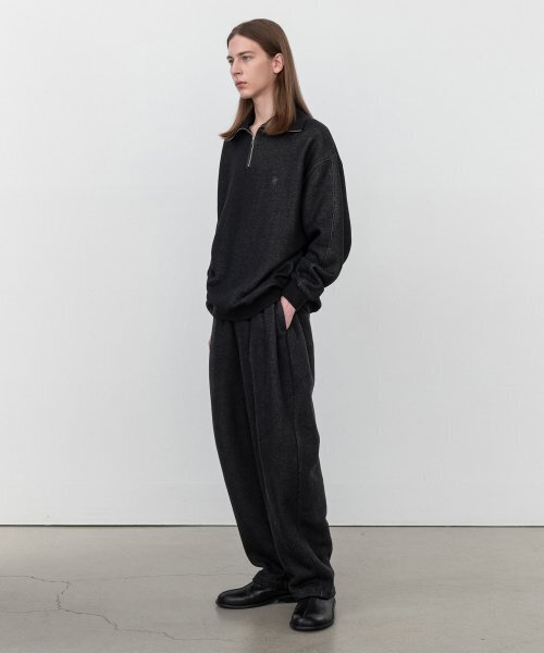 INSILENCE(インサイロンス)の「ツーピンタックワイドスウェットパンツ ブラック(スウェットパンツ・メンズ・その他・MEDIUM/LARGE)」の2枚目の写真