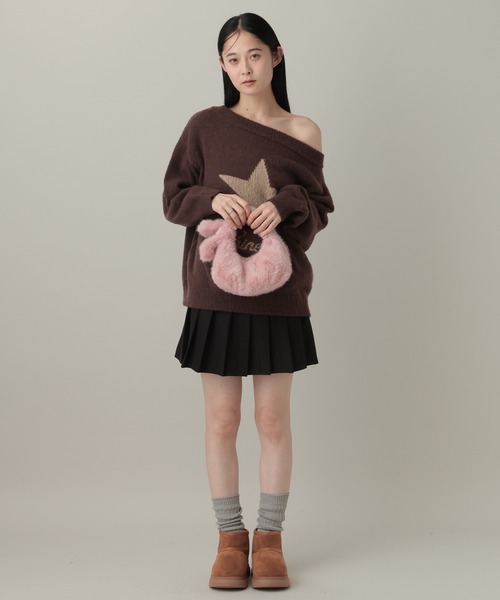 3.3 Field Trip （3.3フィールドトリップ）の「3.3 Field Trip／ファーミニハンドBAG（ハンドバッグ・レディース・ブラウン/ピンク/ブラック・ONE SIZE）」の15枚目の写真