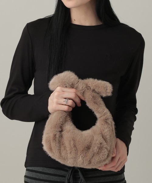 3.3 Field Trip （3.3フィールドトリップ）の「3.3 Field Trip／ファーミニハンドBAG（ハンドバッグ・レディース・ブラウン/ピンク/ブラック・ONE SIZE）」の22枚目の写真