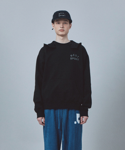 Rest&Recreation（レストアンドレクリエーション）の「HOODED SWEATSHIRT - BLACK（パーカー・メンズ・その他・ONE）」の3枚目の写真