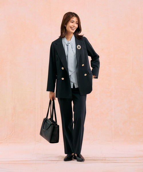 ウツクシルエットダブルジャケット/581025（テーラードジャケット