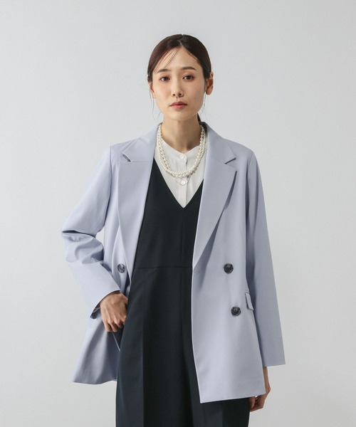 ウツクシルエットダブルジャケット/581025（テーラードジャケット