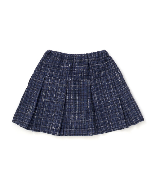 BeBe（ベベ）の「【お揃い】エタンセルラメツイードインナーパンツ付プリーツスカート（スカート・キッズ・ブルー系その他2/レッド系その他・110cm/120cm/140cm/150cm/130cm）」の10枚目の写真