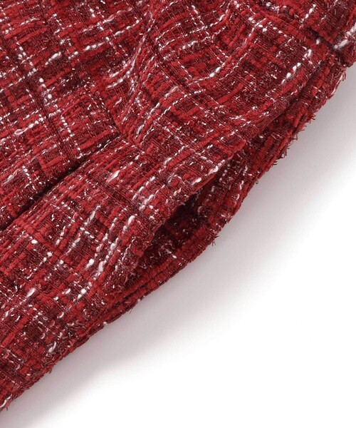 BeBe（ベベ）の「【お揃い】エタンセルラメツイードインナーパンツ付プリーツスカート（スカート・キッズ・ブルー系その他2/レッド系その他・110cm/120cm/140cm/150cm/130cm）」の17枚目の写真