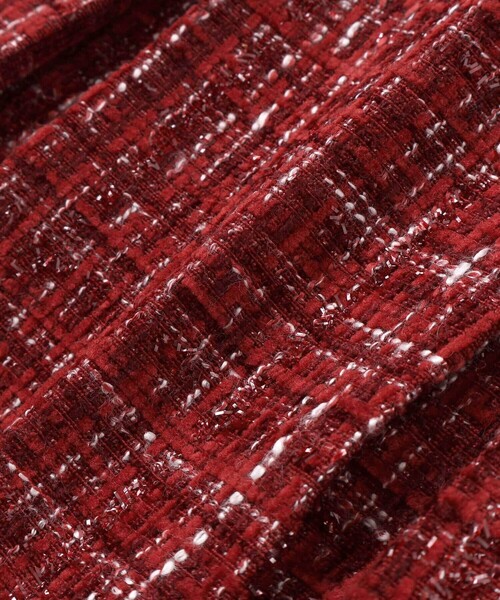 BeBe（ベベ）の「【お揃い】エタンセルラメツイードインナーパンツ付プリーツスカート（スカート・キッズ・ブルー系その他2/レッド系その他・110cm/120cm/140cm/150cm/130cm）」の21枚目の写真