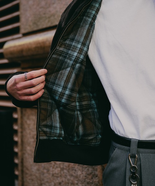 synthetic suede zip blouson / シンセティックスエードジップブルゾン