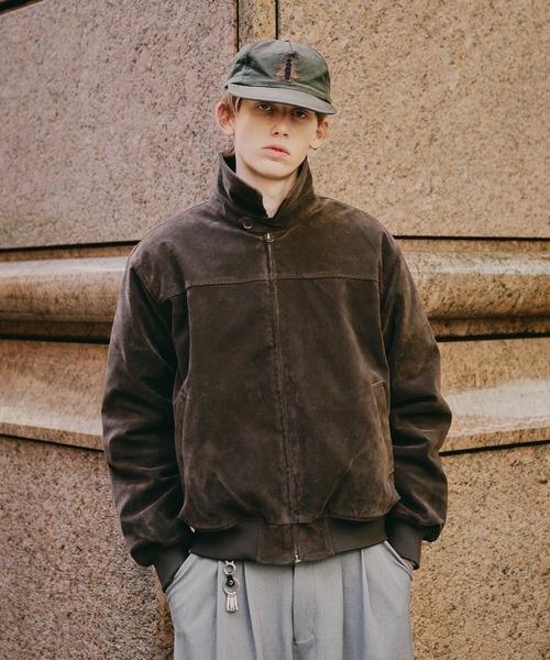 synthetic suede zip blouson / シンセティックスエードジップブルゾン