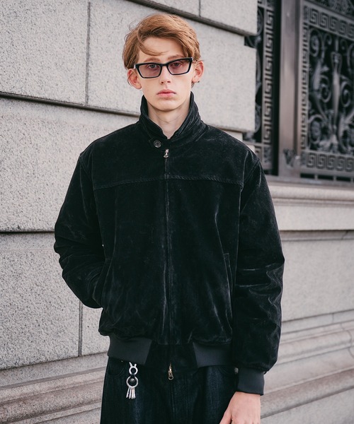 Regen Glanz（レーゲングランツ）の「synthetic suede zip blouson / シンセティックスエードジップブルゾン（ブルゾン・メンズ・ブラック/ブラウン系その他・MEDIUM/SMALL/LARGE）」の19枚目の写真