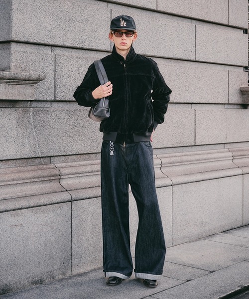 Regen Glanz シンセティックスエードジップブルゾン synthetic suede zip blouson / シンセティックスエードジップブルゾン