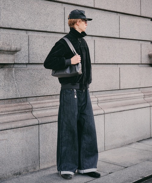 Regen Glanz シンセティックスエードジップブルゾン ブラウン　S Regen Glanz ブルゾン アウター synthetic suede zip blouson