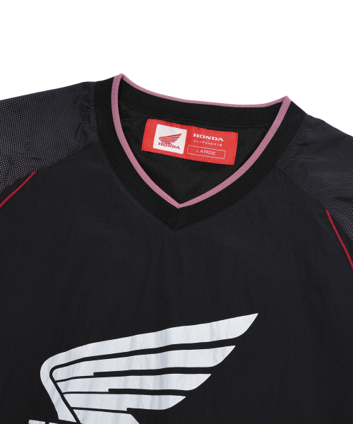 PHYPS MOTORCYCLE（フィップスモーターサイクル）の「Speed Track nylon Long sleeve Pink（Tシャツ/カットソー・レディース・その他・LARGE/MEDIUM/SMALL/X-LARGE/XX-LARGE）」の3枚目の写真
