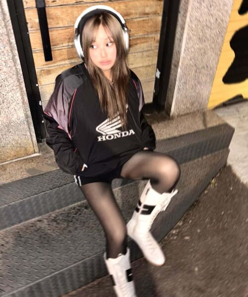 PHYPS MOTORCYCLE（フィップスモーターサイクル）の「Speed Track nylon Long sleeve Pink（Tシャツ/カットソー・レディース・その他・LARGE/MEDIUM/SMALL/X-LARGE/XX-LARGE）」の13枚目の写真
