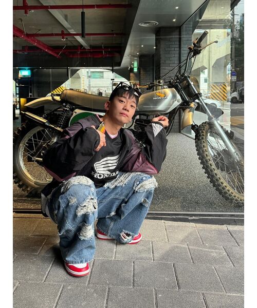 PHYPS MOTORCYCLE（フィップスモーターサイクル）の「Speed Track nylon Long sleeve Pink（Tシャツ/カットソー・レディース・その他・LARGE/MEDIUM/SMALL/X-LARGE/XX-LARGE）」の18枚目の写真