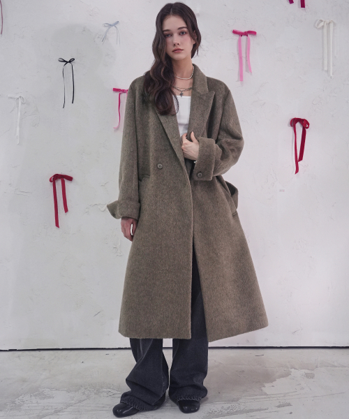 Vivacious(ビバシャス)の「Eternel Classic Tailored Coat BLACK(チェスターコート・レディース・ブラック・FREE)」の2枚目の写真