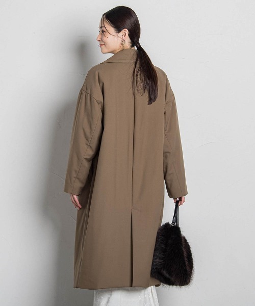 LAUTREAMONT（ロートレアモン）の「エディター東原妙子 × LAUTREAMONT /中綿オーバーコート（その他アウター・レディース・ブラウン/ブラック・9号/7号）」の9枚目の写真
