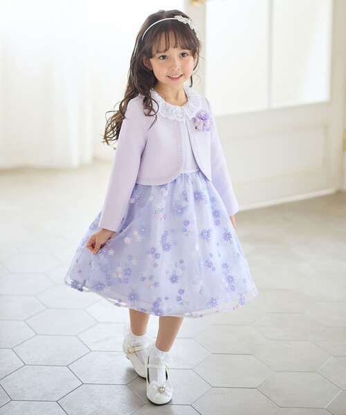 ANY(エニィ)の「花柄刺繍ワンピース(ワンピース・キッズ・サックスブルー系/ピンク系・130/120/110)」の5枚目の写真