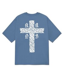 KGTN0205 ケルティッククロス 20番手 半袖Tシャツ ブルー