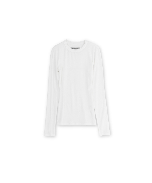 BROWNYARD(ブラウンヤード)の「Wシースルーロングスリーブ、ホワイト(Tシャツ/カットソー・レディース・その他・1/2)」の1枚目の写真