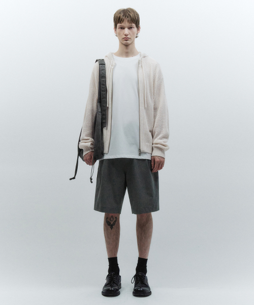 INSILENCE(インサイロンス)の「ドレープイージーショーツ メランジェグレー(その他パンツ・レディース・その他・SMALL/MEDIUM)」の1枚目の写真