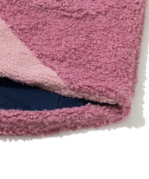 go slow caravan（ゴースローキャラバン）の「ボア×フリース パッチワークコート W（その他アウター・レディース・ピンク/グリーン/ブラック・FREE）」の8枚目の写真