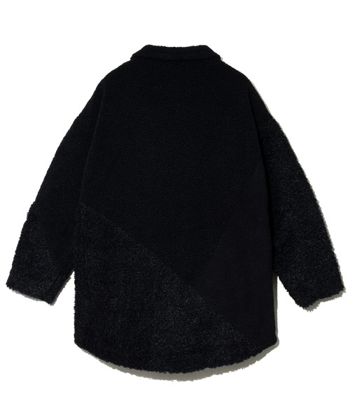 go slow caravan（ゴースローキャラバン）の「ボア×フリース パッチワークコート W（その他アウター・レディース・ピンク/グリーン/ブラック・FREE）」の14枚目の写真