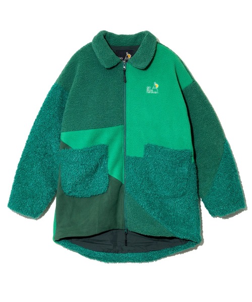 go slow caravan（ゴースローキャラバン）の「ボア×フリース パッチワークコート W（その他アウター・レディース・ピンク/グリーン/ブラック・FREE）」の15枚目の写真