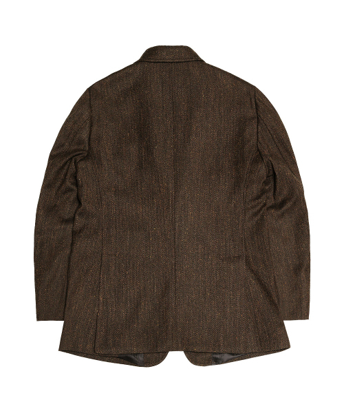 sortie(ソルティ)の「412 Herringbone Check Wool Silk Jacket (Brown)(テーラードジャケット・メンズ・その他・LARGE/X-LARGE/MEDIUM)」の2枚目の写真