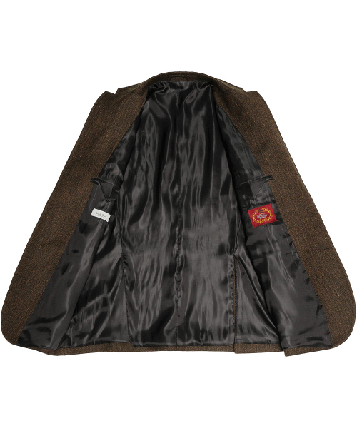 sortie(ソルティ)の「412 Herringbone Check Wool Silk Jacket (Brown)(テーラードジャケット・メンズ・その他・LARGE/X-LARGE/MEDIUM)」の3枚目の写真