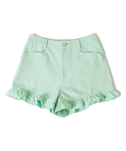 DAISY FRILL SHORTS mint