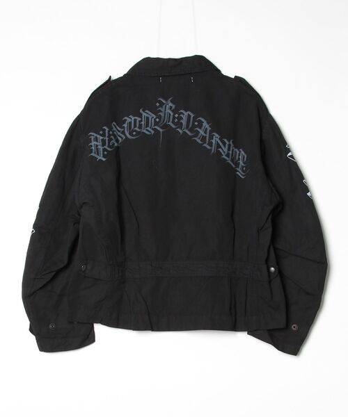 ONE DAY KMC （ワンデイケーエムシー）の「Children of the discordance / SUI HAND PAINTING MILITARY JACKET / DISJK-002（ブルゾン・メンズ・ブラック・3/2）」の2枚目の写真