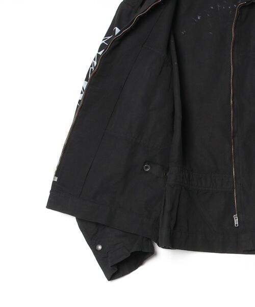ONE DAY KMC （ワンデイケーエムシー）の「Children of the discordance / SUI HAND PAINTING MILITARY JACKET / DISJK-002（ブルゾン・メンズ・ブラック・3/2）」の3枚目の写真