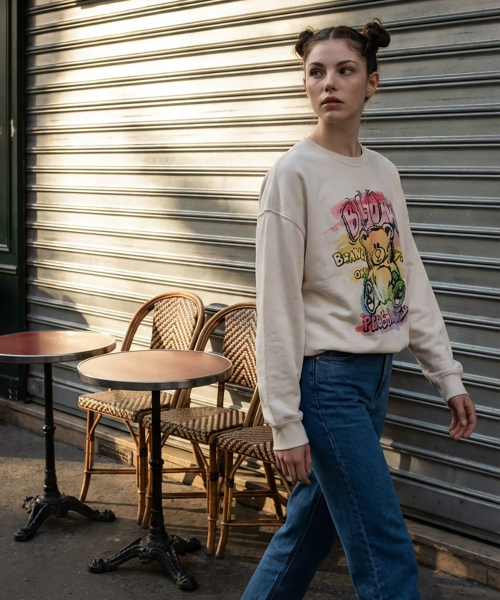 BLOW（ブロウ）の「BEAR GRAPHIC ART SWEATSHIRT（スウェット・レディース・その他・FREE）」の6枚目の写真