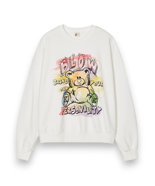 BLOW（ブロウ）の「BEAR GRAPHIC ART SWEATSHIRT（スウェット・レディース・その他・FREE）」の4枚目の写真