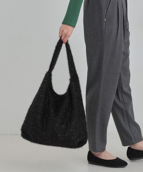 SHOO・LA・RUE（シューラルー）の「ラメトートバッグ（トートバッグ・レディース・ブラウン系その他/ブラック/ダークグレー・00）」の2枚目の写真