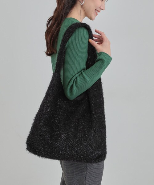 SHOO・LA・RUE（シューラルー）の「ラメトートバッグ（トートバッグ・レディース・ブラウン系その他/ブラック/ダークグレー・00）」の6枚目の写真