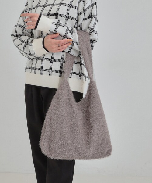 SHOO・LA・RUE（シューラルー）の「ラメトートバッグ（トートバッグ・レディース・ブラウン系その他/ブラック/ダークグレー・00）」の8枚目の写真