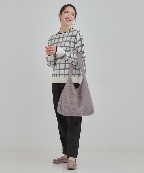 SHOO・LA・RUE（シューラルー）の「ラメトートバッグ（トートバッグ・レディース・ブラウン系その他/ブラック/ダークグレー・00）」の9枚目の写真