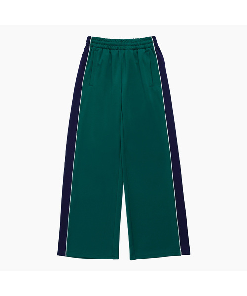 MENASOO(ミナス)の「SIDELINE POINT PANT_GREEN(スウェットパンツ・レディース・その他・S)」の1枚目の写真