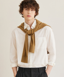 QS（キュース）の「Pox Oxford Shirt (White)（シャツ/ブラウス）」