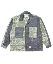 STIGMA（スティグマ）の「23 PAISLEY WASHED TWILL JACKET KHAKI/BLACK（シャツ/ブラウス）」