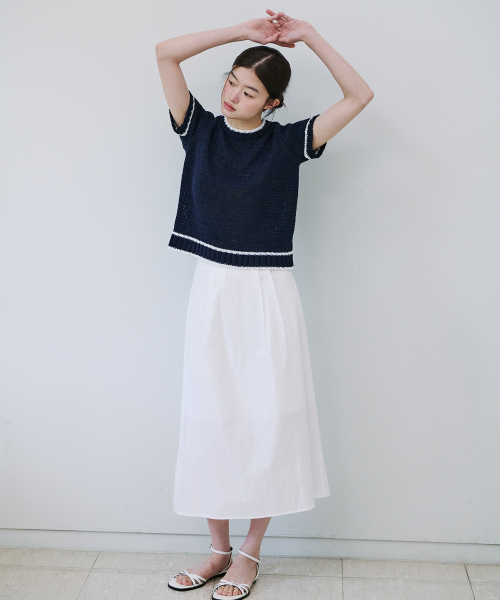 YUPPE(ヨッペ)の「COTTON LONG SKIRT_WHITE(スカート・レディース・その他・SMALL/MEDIUM)」の1枚目の写真