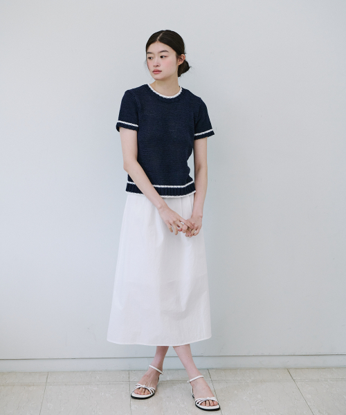 YUPPE(ヨッペ)の「COTTON LONG SKIRT_WHITE(スカート・レディース・その他・SMALL/MEDIUM)」の2枚目の写真