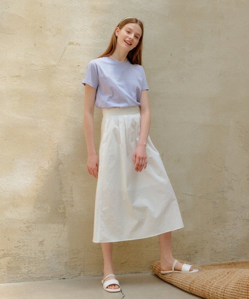 YUPPE(ヨッペ)の「COTTON LONG SKIRT_WHITE(スカート・レディース・その他・SMALL/MEDIUM)」の4枚目の写真