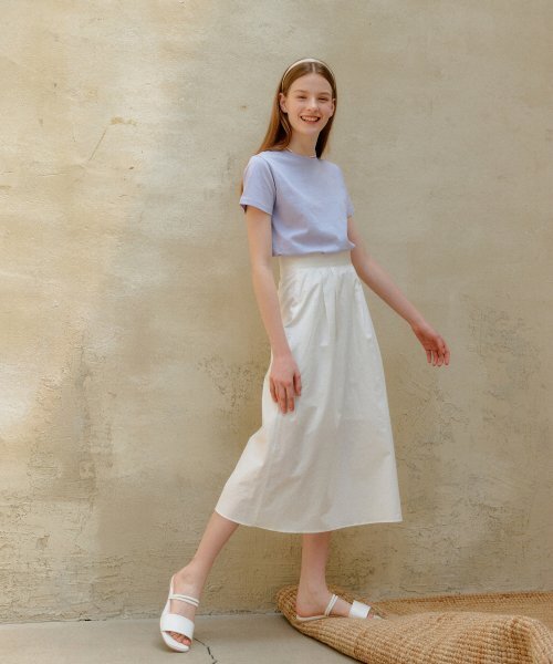 YUPPE(ヨッペ)の「COTTON LONG SKIRT_WHITE(スカート・レディース・その他・SMALL/MEDIUM)」の5枚目の写真