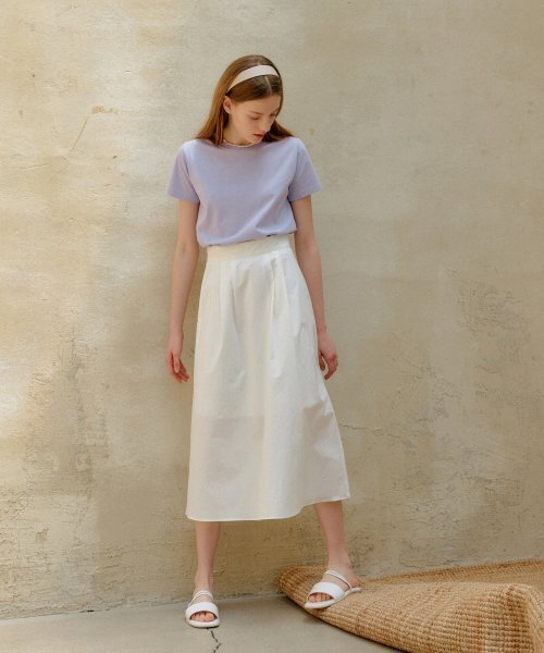 YUPPE(ヨッペ)の「COTTON LONG SKIRT_WHITE(スカート・レディース・その他・SMALL/MEDIUM)」の6枚目の写真