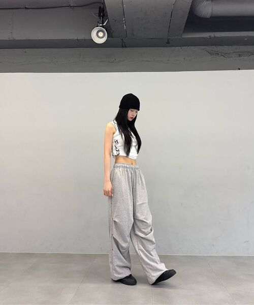 DXOH(ディソエイチ)の「サンダーロゴ レディース ノースリーブ ホワイト(Tシャツ/カットソー・レディース・その他・FREE)」の7枚目の写真