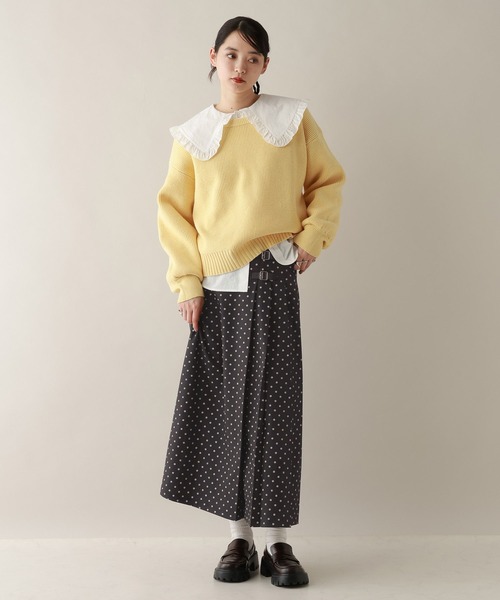 RAGEBLUE（レイジブルー）の「選べる着丈/Wベルトドットプリーツキルトスカート（スカート・レディース・ブラック/グレー・MEDIUM/LARGE）」の20枚目の写真