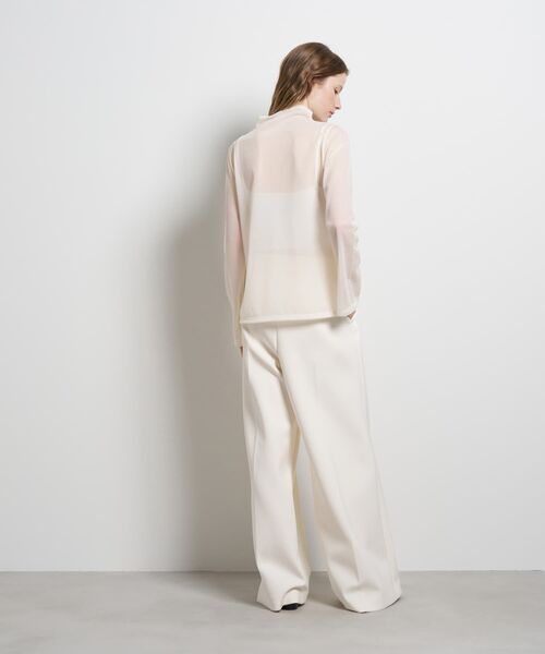 LANVIN en Bleu（ランバンオンブルー）の「シアートリコットフレアスリーブカットソー（Tシャツ/カットソー・レディース・ブラウン/ブラック/オフホワイト・38）」の15枚目の写真